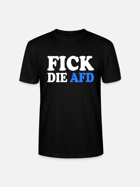 Fick die afd - Stanley/Stella Unisex Bio-T-Shirt CRAFTER - Schwarz