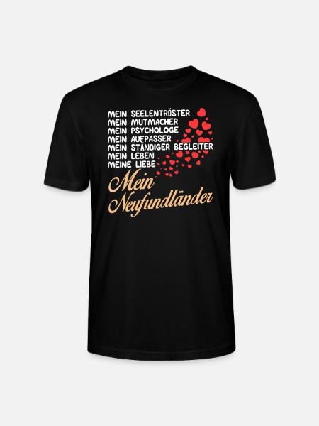 Neufundländer - Mein - Stanley/Stella Unisex Bio-T-Shirt CRAFTER - Schwarz