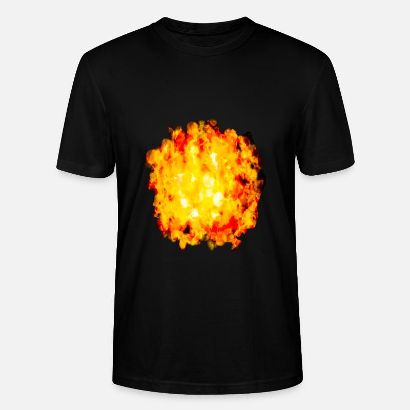 Kleine Explosion - Stanley/Stella Unisex Bio-T-Shirt CRAFTER - Schwarz