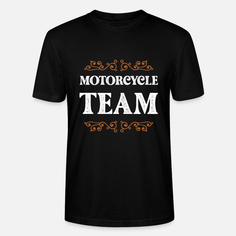 Motorcycle Crew - Stanley/Stella Unisex Bio-T-Shirt CRAFTER - Schwarz