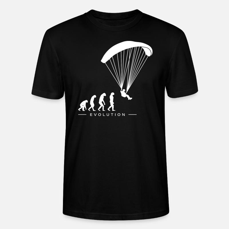Paragleiter Paragleiten Evolution Motif - T-shirt bio CRAFTER Stanley Stella Unisexe - noir