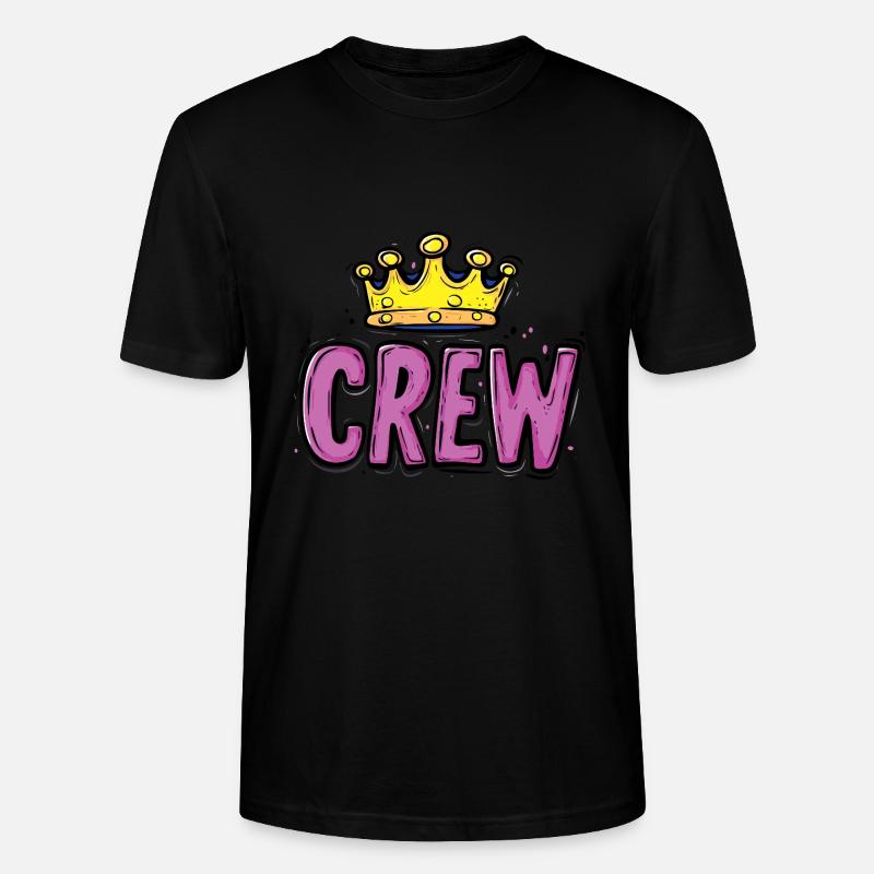 Crew Grafik - Stanley/Stella Unisex Bio-T-Shirt CRAFTER - Schwarz