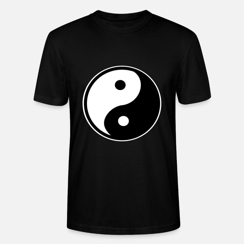 Ying Yang - Stanley/Stella Unisex Bio-T-Shirt CRAFTER - Schwarz