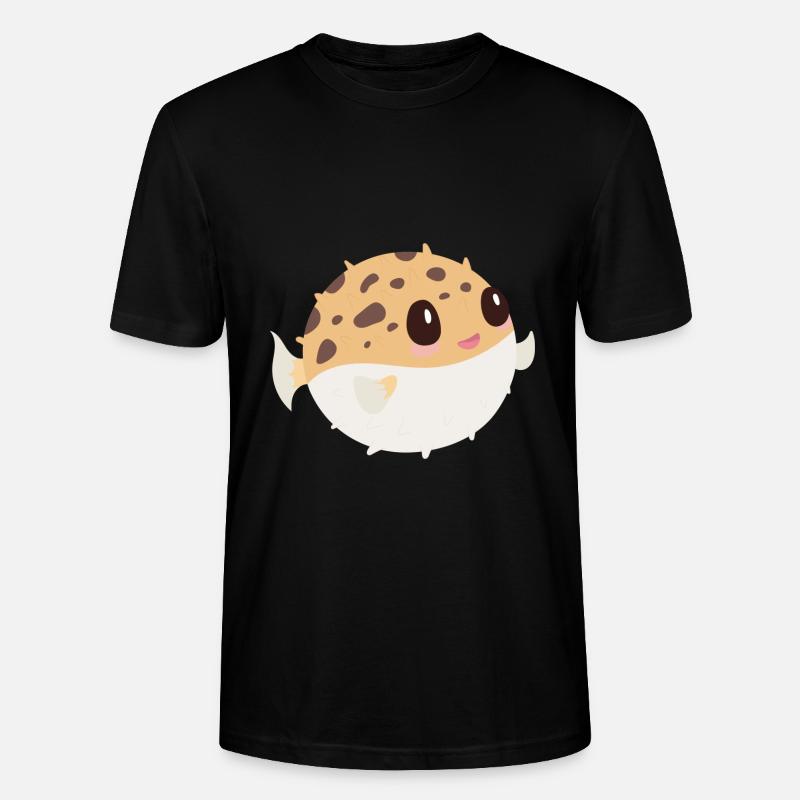 Poisson-globe - T-shirt bio CRAFTER Stanley Stella Unisexe - noir