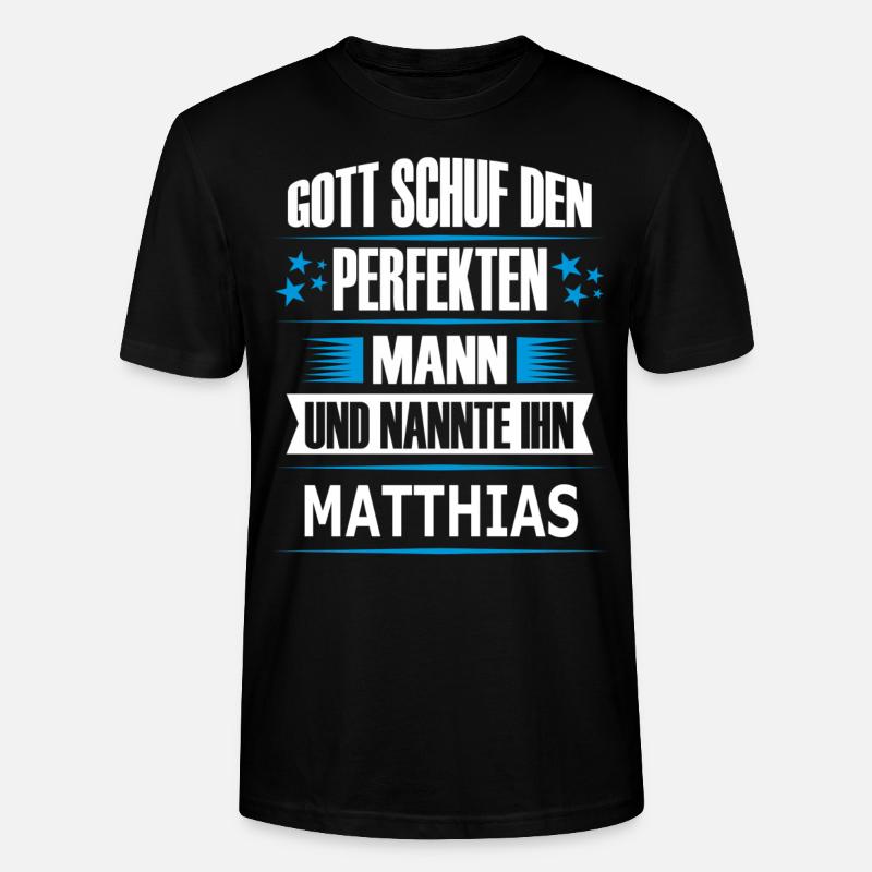 MATTHIAS - Stanley/Stella Unisex Bio-T-Shirt CRAFTER - Schwarz