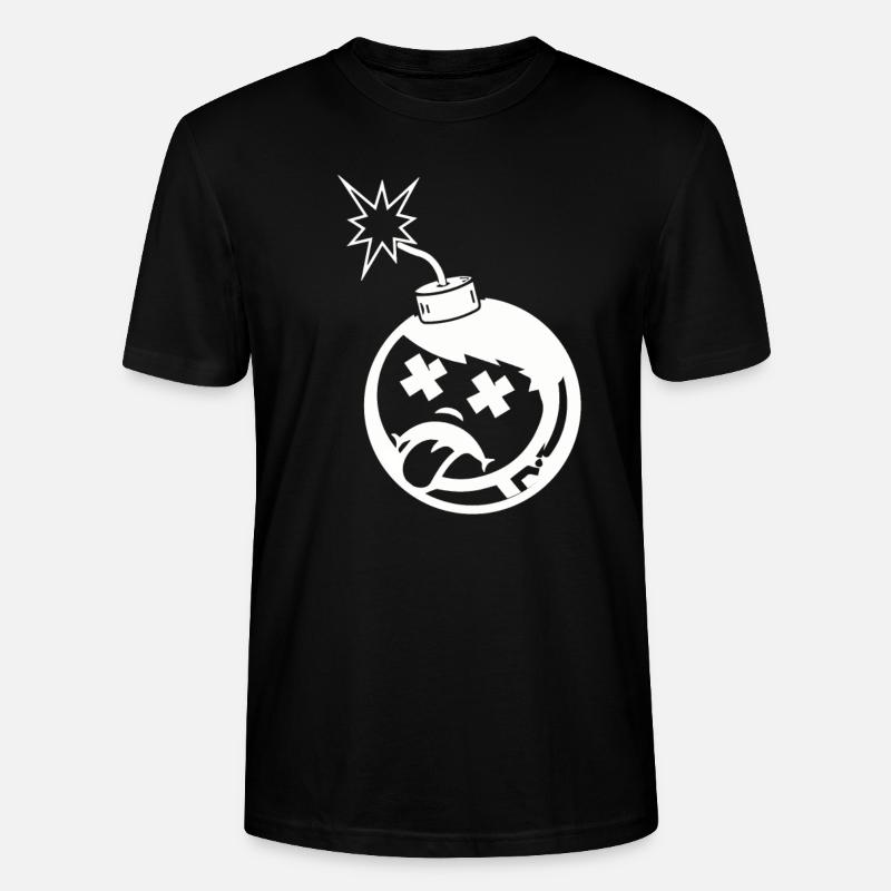 Bombe punk bombe - T-shirt bio CRAFTER Stanley Stella Unisexe - noir