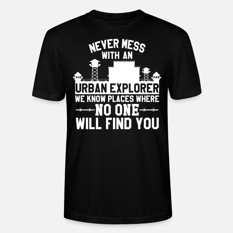 Urban Explorer - Stanley/Stella Unisex Bio-T-Shirt CRAFTER - Schwarz