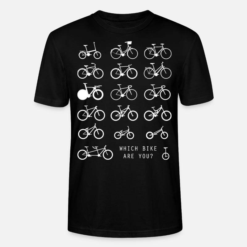 Quel vélo êtes-vous? - T-shirt bio CRAFTER Stanley Stella Unisexe - noir