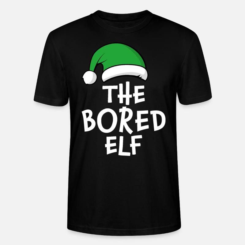 Der gelangweilte Elf - Stanley/Stella Unisex Bio-T-Shirt CRAFTER - Schwarz