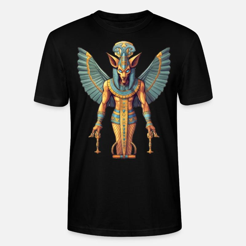Divinité égyptienne - T-shirt bio CRAFTER Stanley Stella Unisexe - noir