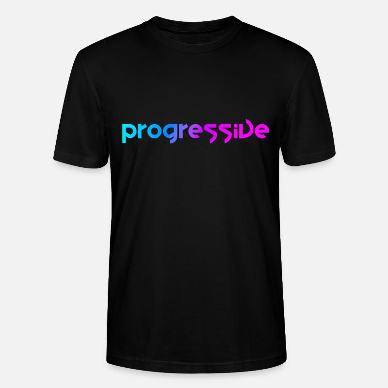 Progressif (Style Néon) - T-shirt bio CRAFTER Stanley Stella Unisexe - noir