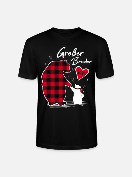 Big Brother Bear 2024 - Stanley/Stella CRAFTER Unisex Organic T-Shirt - black