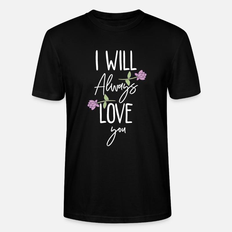preuve d'amour romantique - T-shirt bio CRAFTER Stanley Stella Unisexe - noir