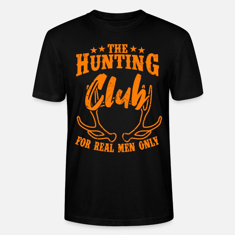 Chasseurs chasseurs - T-shirt bio CRAFTER Stanley Stella Unisexe - noir