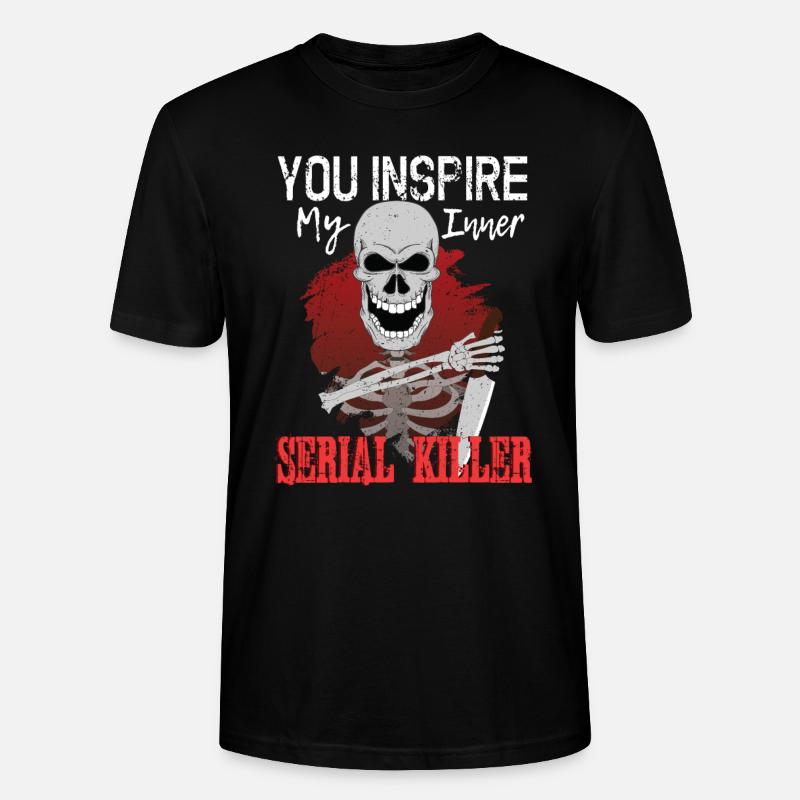Inner Serial Killer - T-shirt bio CRAFTER Stanley Stella Unisexe - noir