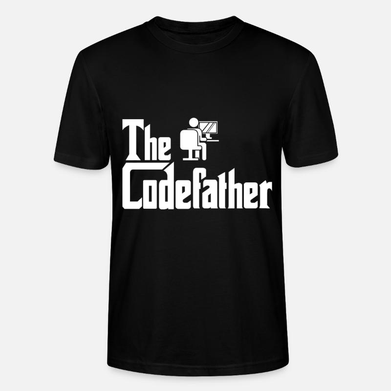 Le Codefather - T-shirt bio CRAFTER Stanley Stella Unisexe - noir