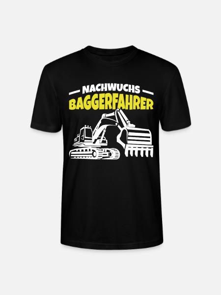 Nachwuchs Baggerfahrer Bagger Junge - Stanley/Stella Unisex Bio-T-Shirt CRAFTER - Schwarz