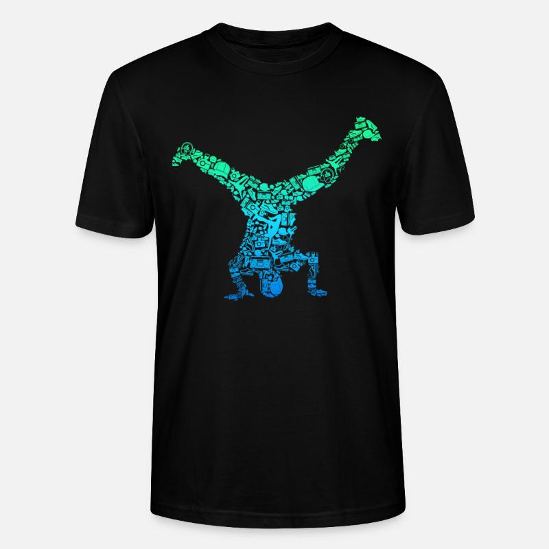 Breakdance Breakdancer Breakdancing - Stanley/Stella Unisex Bio-T-Shirt CRAFTER - Schwarz