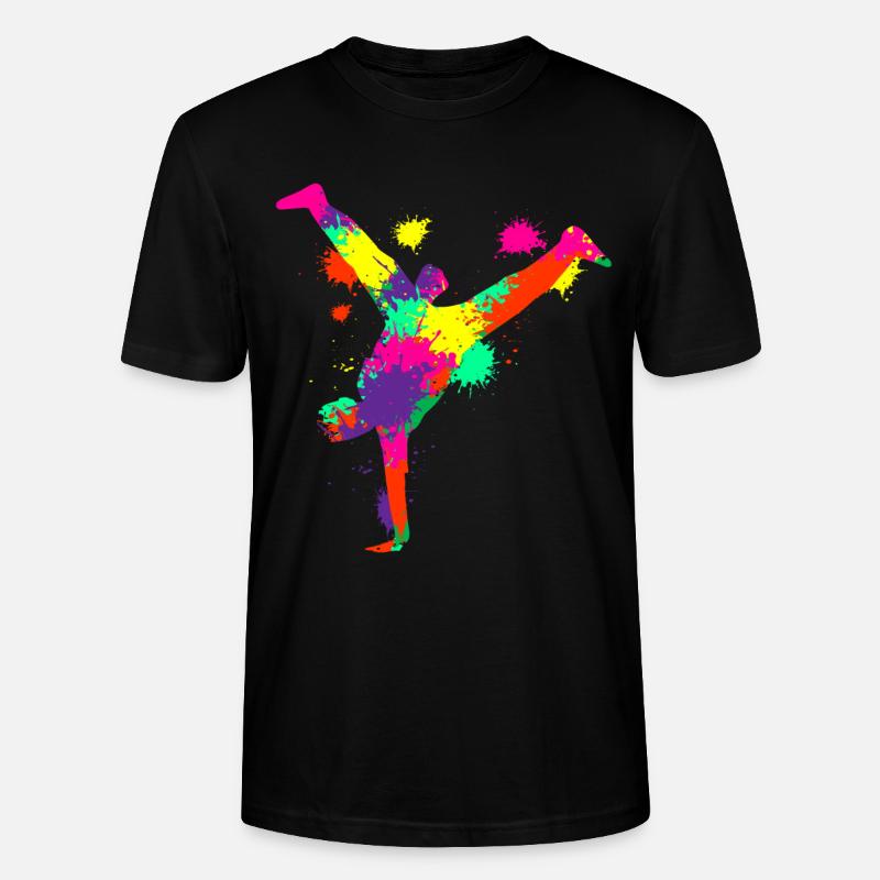 Breakdancer Breakdance Breakdancing - T-shirt bio CRAFTER Stanley Stella Unisexe - noir