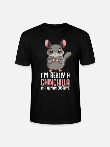 Chinchilla Kostüm Kinder Mädchen - Stanley/Stella Unisex Bio-T-Shirt CRAFTER - Schwarz