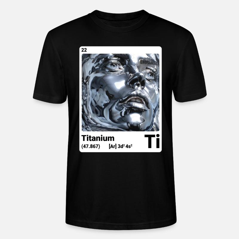 AI am Titan (wt) - Stanley/Stella Unisex Bio-T-Shirt CRAFTER - Schwarz
