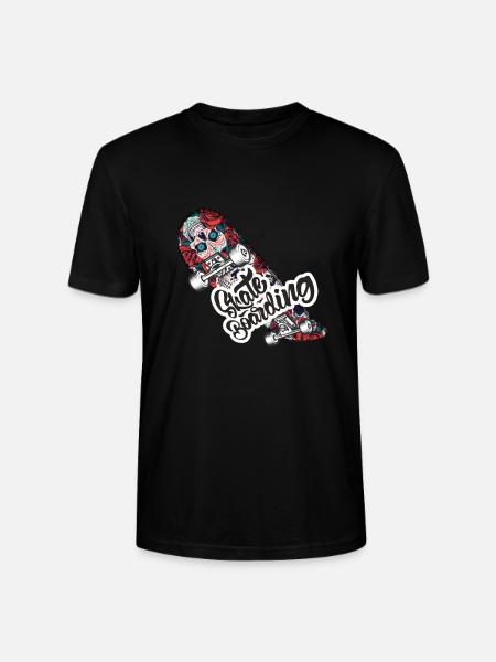Skateboarding, skateboarding, skating - Stanley/Stella CRAFTER Unisex Organic T-Shirt - black