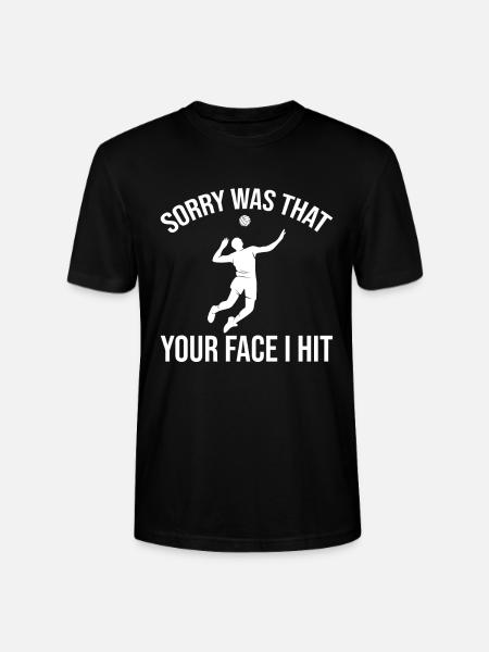 Funny Beach Volleyball Saying - Volelyball - Stanley/Stella CRAFTER Unisex Organic T-Shirt - black
