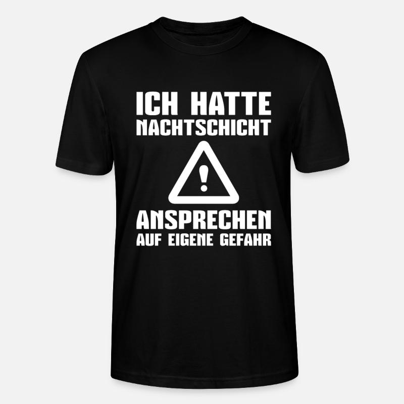 Arbeit Beruf Lustiger Spruch - Stanley/Stella Unisex Bio-T-Shirt CRAFTER - Schwarz