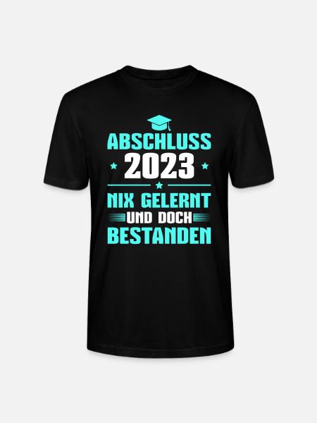 Abschluss 2023 Mittlere Reife Abschlussprüfung - Stanley/Stella Unisex Bio-T-Shirt CRAFTER - Schwarz