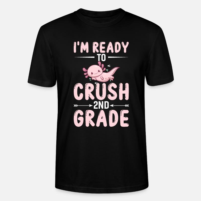 I'm ready to conquer the 2nd class - Stanley/Stella CRAFTER Unisex Organic T-Shirt - black