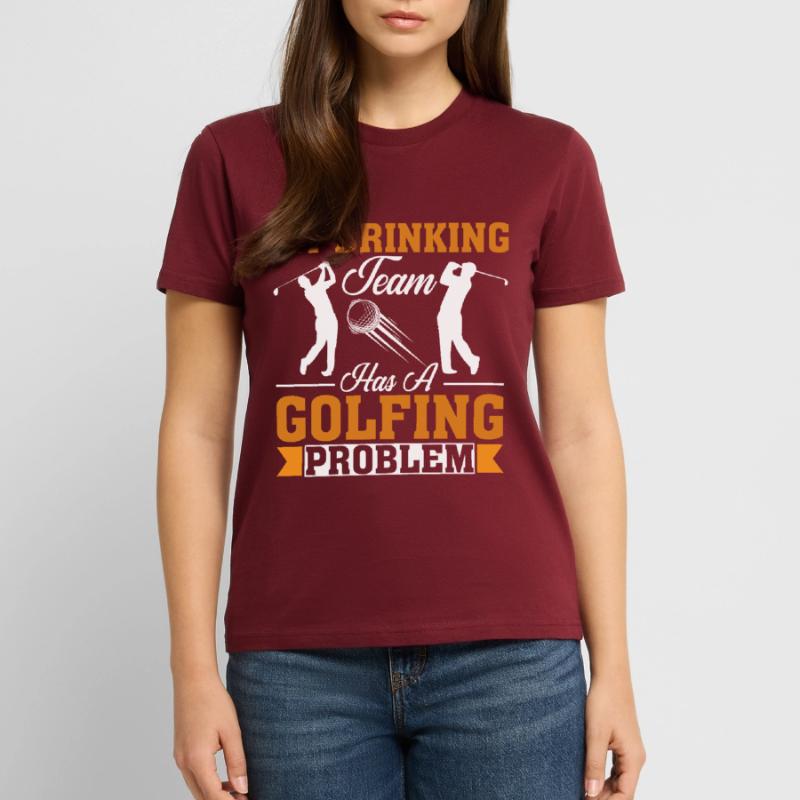Mein Trinker-Team Hat Ein Golf-Problem Stanley/Stella Unisex Bio-T-Shirt CRAFTER