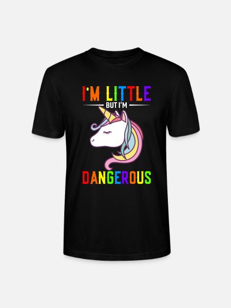 I'm Little But I'm Danger - Stanley/Stella CRAFTER Unisex Organic T-Shirt - black