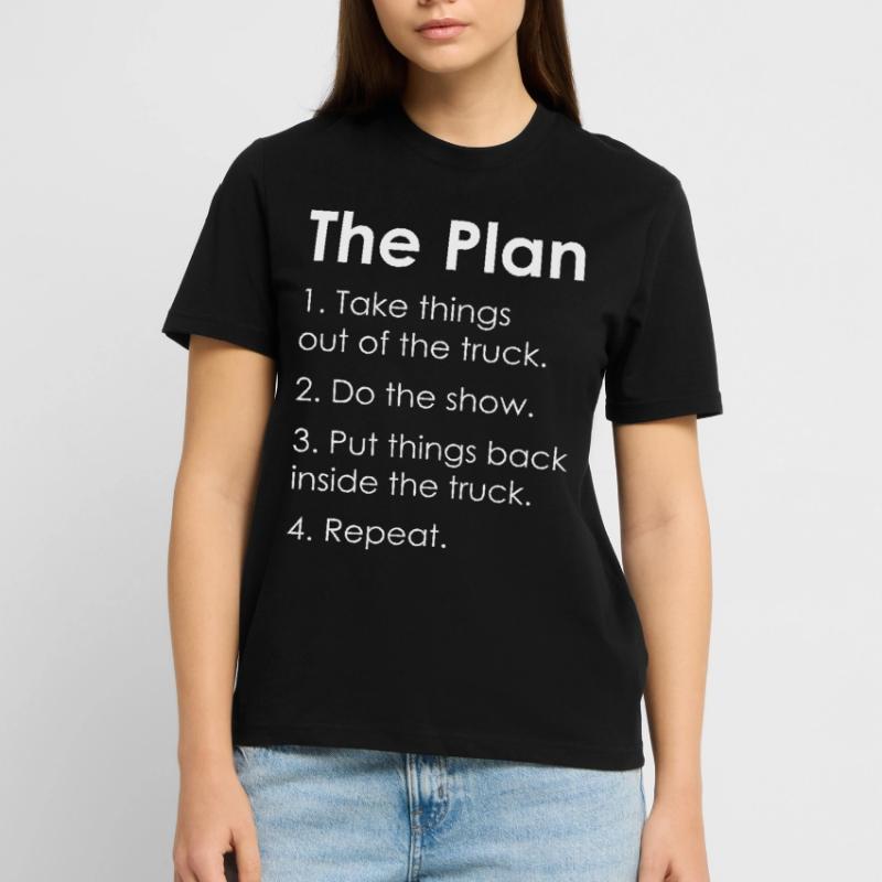 STAGEHAND CREW PLAN Lichttechniker Geschenk Stanley/Stella Unisex Bio-T-Shirt CRAFTER