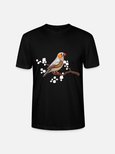 Zebrafinch Zebra finches magnificent finches bird lovers - Stanley/Stella CRAFTER Unisex Organic T-Shirt - black