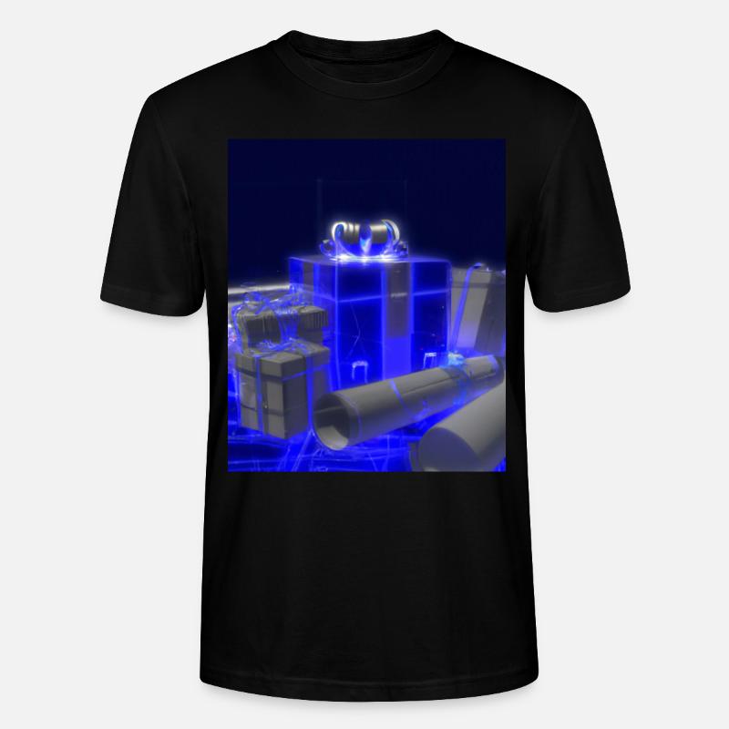 Weihnachten Weihnachtsbaum Schematic Blaupause - Stanley/Stella Unisex Bio-T-Shirt CRAFTER - Schwarz