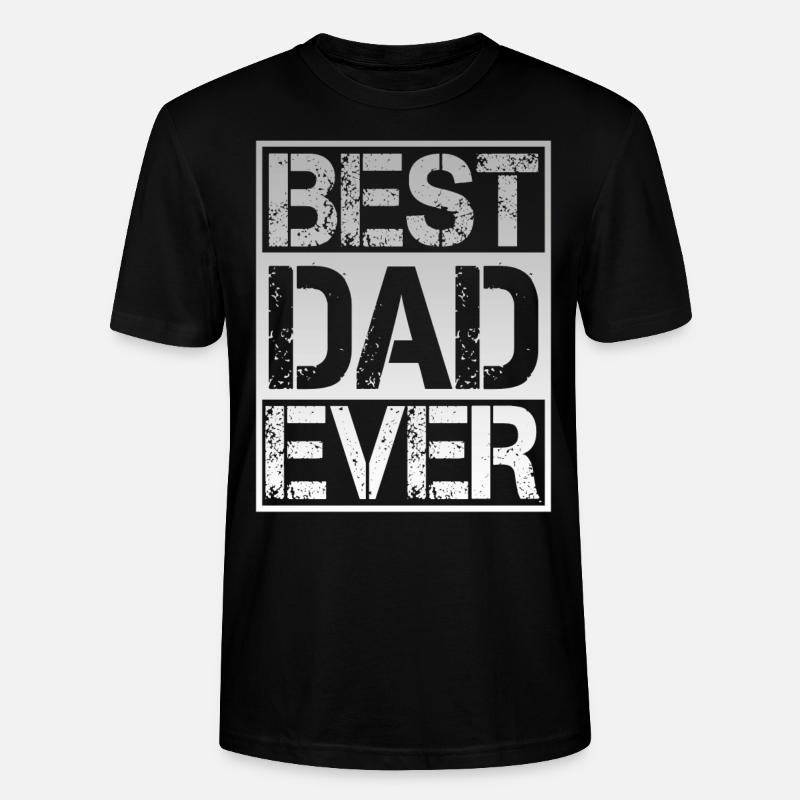 Bester Papa - Stanley/Stella Unisex Bio-T-Shirt CRAFTER - Schwarz