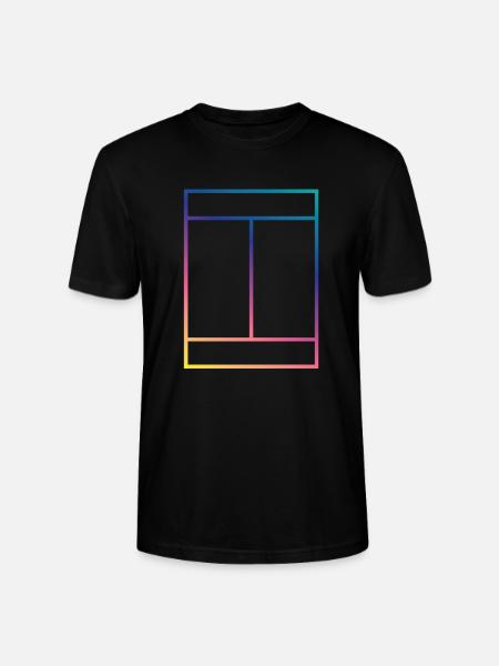 Tennisplatz - Stanley/Stella Unisex Bio-T-Shirt CRAFTER - Schwarz