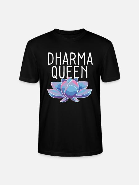 Meditation Dharma Queen - Stanley/Stella Unisex Bio-T-Shirt CRAFTER - Schwarz