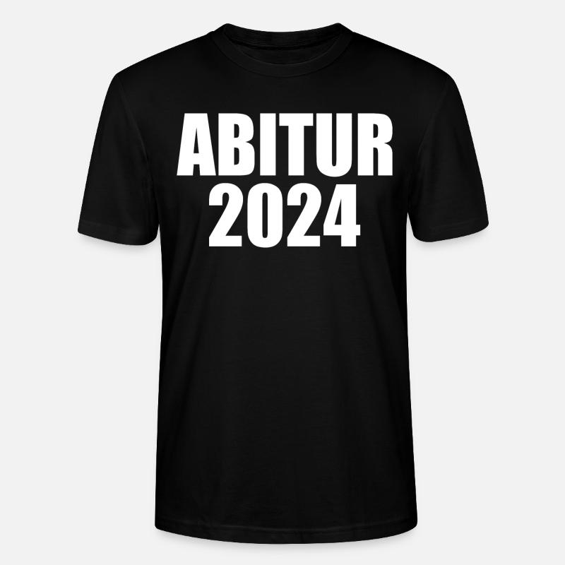 Abitur 2024 - Stanley/Stella Unisex Bio-T-Shirt CRAFTER - Schwarz