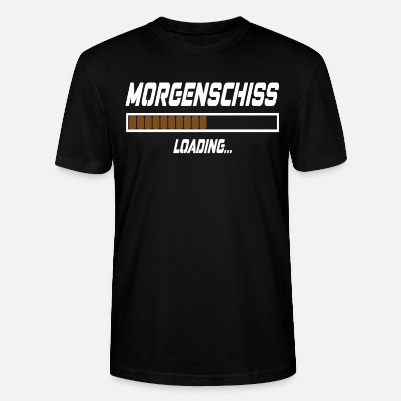 Morgenschiss Loading... - Stanley/Stella Unisex Bio-T-Shirt CRAFTER - Schwarz