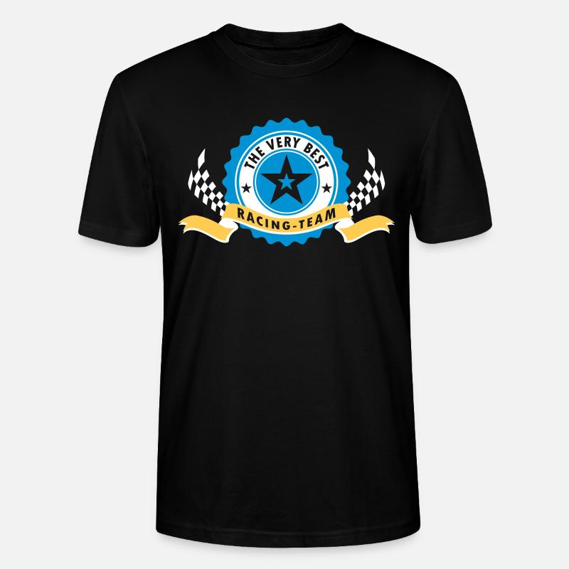 RACING-TEAM - Stanley/Stella Unisex Bio-T-Shirt CRAFTER - Schwarz