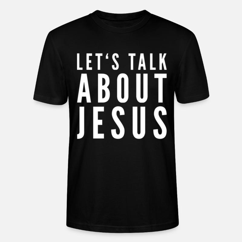 Parlons de Jésus - T-shirt bio CRAFTER Stanley Stella Unisexe - noir