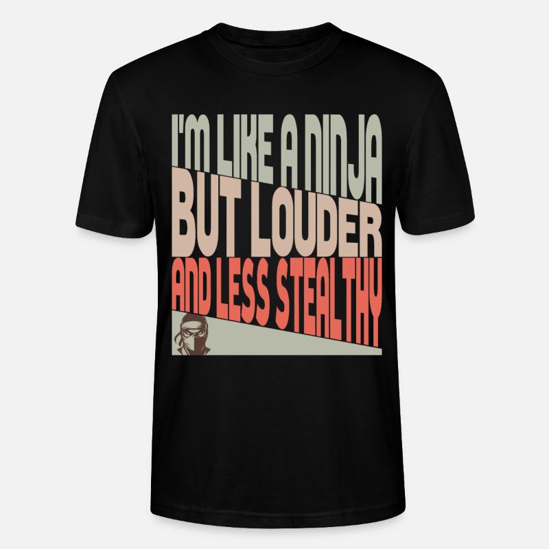 Comme un ninja - T-shirt bio CRAFTER Stanley Stella Unisexe - noir