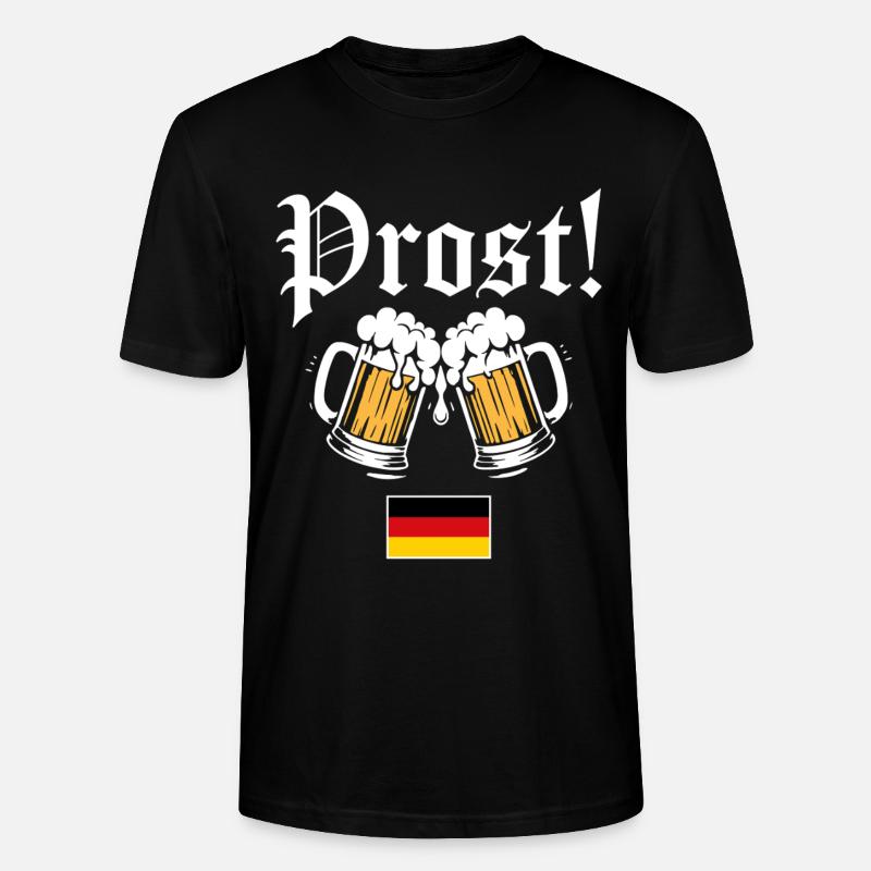 Prost! - Stanley/Stella Unisex Bio-T-Shirt CRAFTER - Schwarz