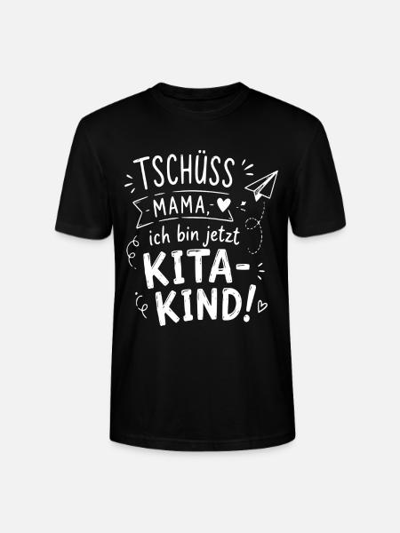 Tschüss Mama Kita-Kind - Stanley/Stella Unisex Bio-T-Shirt CRAFTER - Schwarz