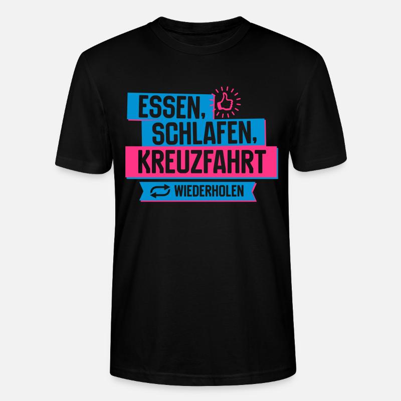 Hobby Kreuzfahrt - Stanley/Stella Unisex Bio-T-Shirt CRAFTER - Schwarz