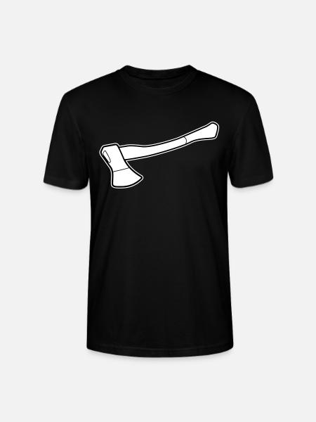 axe - T-shirt bio CRAFTER Stanley Stella Unisexe - noir