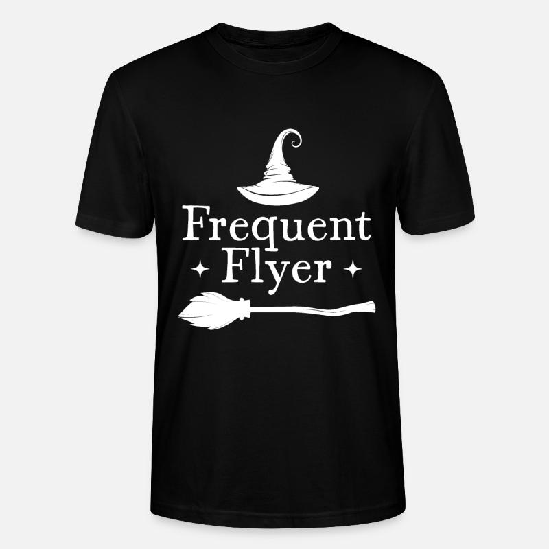 Frequent Flyer Halloween - T-shirt bio CRAFTER Stanley Stella Unisexe - noir