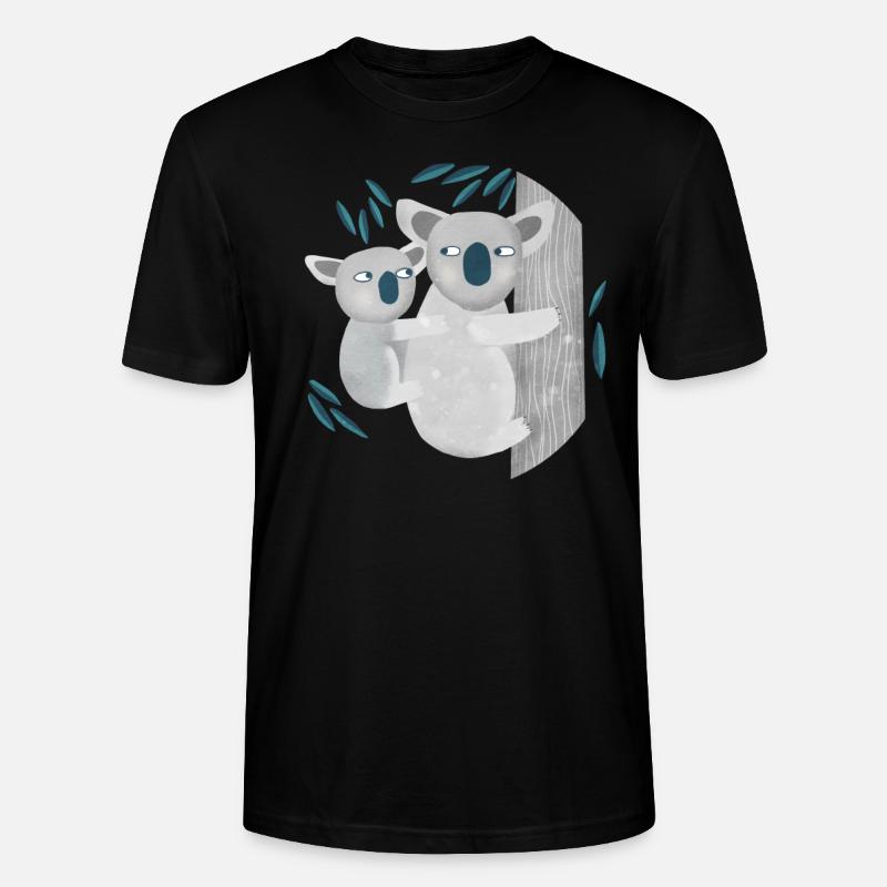 Koala - Stanley/Stella Unisex Bio-T-Shirt CRAFTER - Schwarz