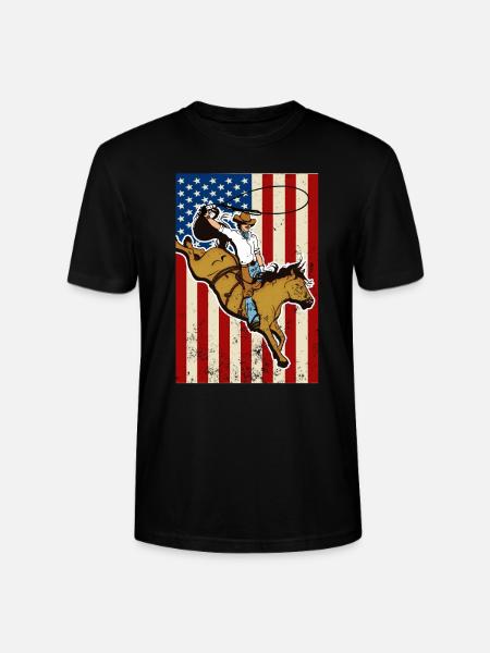 Western riding - Stanley/Stella CRAFTER Unisex Organic T-Shirt - black
